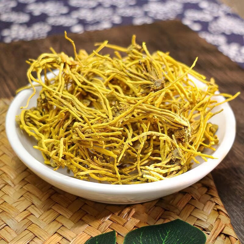 Huang Long Gen Dried Dragon Beard Dendrobium Root Slices Traditional Chinese Herb 50g Jar specifications