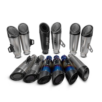 51/60mm universal motorcycle modified exhaust: Motorcycle exhaust pipe