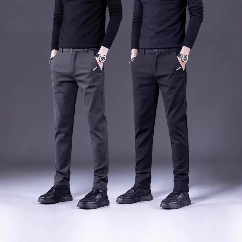 2026 Spring and Autumn New Fashion Versatile Loose Casual Pants for Men Trendy Elastic Large Size Business Workwear Straight Pants 2026 Spring and Autumn New Fashion Versatile Loose Casual Pants for Men Trendy Elastic Large Size Business Workwear Straight Pants
