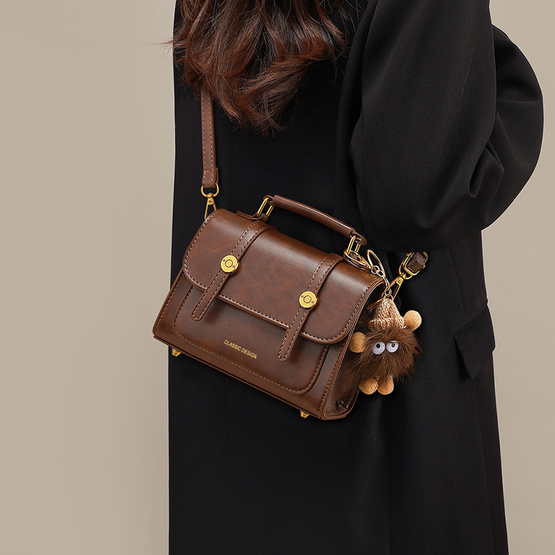 Bags for Women 2026 Spring and Summer New Style Genuine Leather High-End Shoulder Crossbody Bag Niche Design Cambridge Bag Handbag Bags for Women 2026 Spring and Summer New Style Genuine Leather High-End Shoulder Crossbody Bag Niche Design Cambridge Bag Handbag
