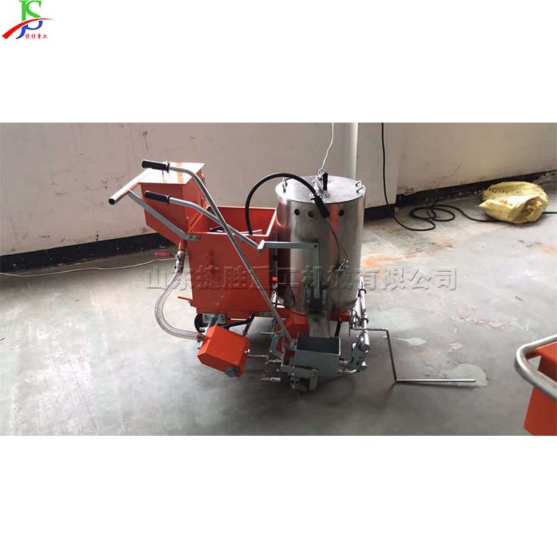 Máquina de marcado de fusión en caliente de empuje manual línea de marcado de pavimento municipal marca de vehículo línea de pavimento de carretera máquina de pulverización