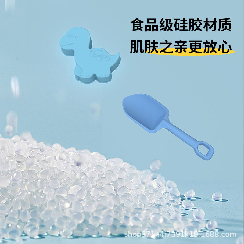 Amazon venta en caliente junto al mar padres-hijos interactivos de grado alimenticio silicona excavación de arena modelo de arena portátil para niños barril de arena en stock