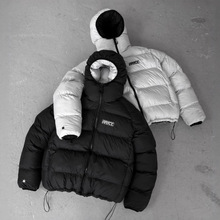 欧美跨境潮牌独立站冬季新款手塞棉棉服男连帽棉衣保暖厚棉服外套