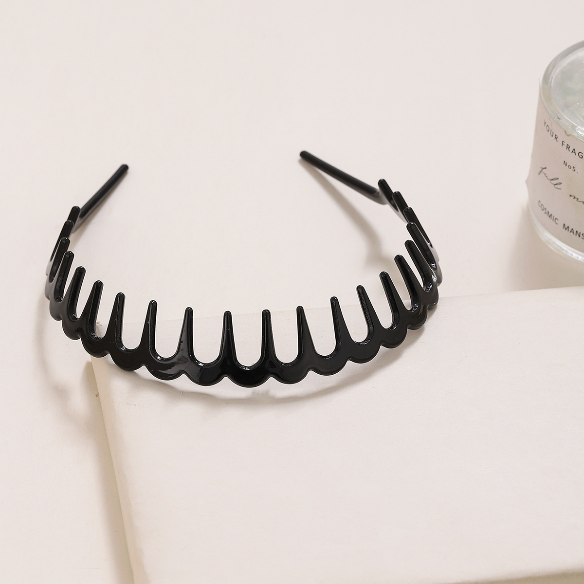 2023 nueva diadema de acetato para mujer artefacto de rotura de cabello dentado antideslizante presionando horquilla ducha de mujer diadema