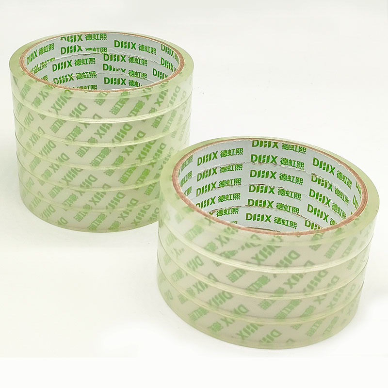 12mm wide transparent stationery tape with vegetable and fruit bundling function, eco-friendly sealing tape
