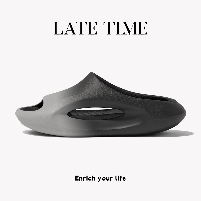 Gradient Slippers Men's Summer Outdoor Wear Sports Men's Trendy Thick Bottom Couple Sandals