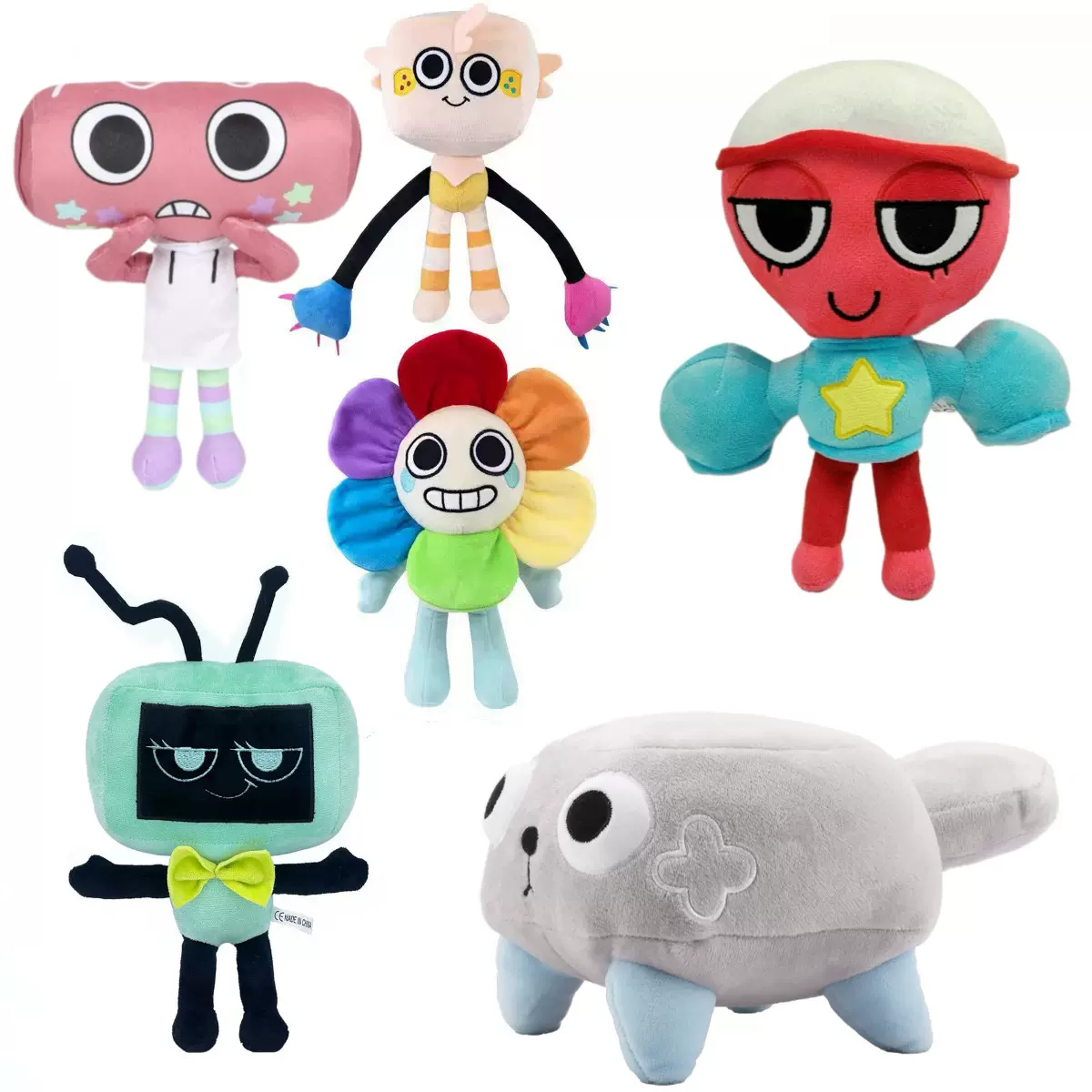 跨境新品dandy’s world plush 毛绒玩具丹迪的世界玩偶公仔娃娃
