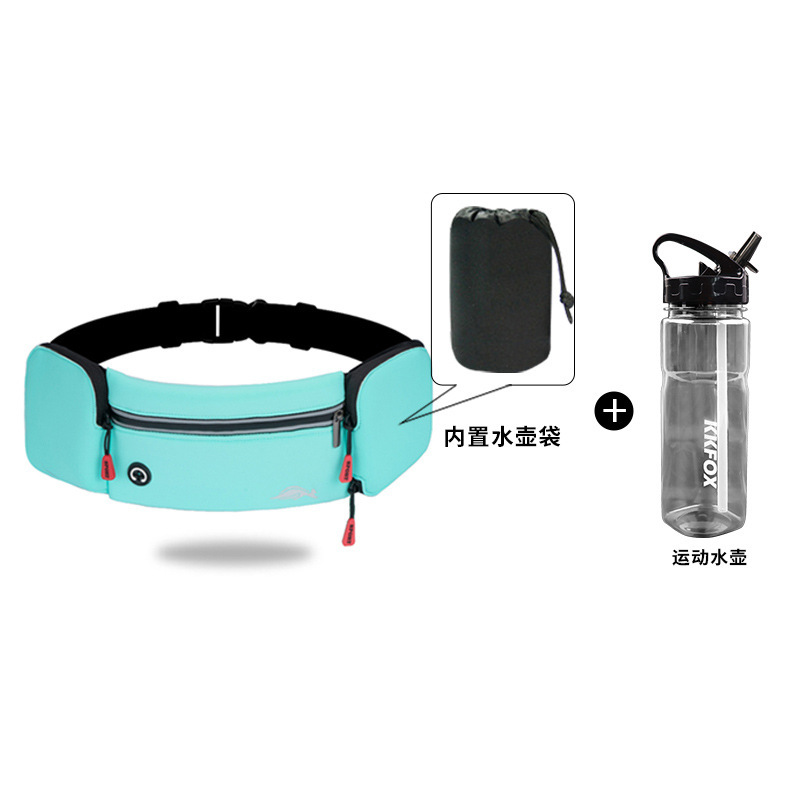 Bolsa de cintura deportiva para hombres y mujeres maratón al aire libre equipo de fitness bolsa de hervidor multifuncional correr cinturón impermeable bolsa de teléfono móvil