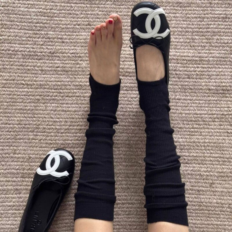 Spring and Summer Breathable Semi-Sheer Ballet-Style Miu-Style Footless Calf Socks Korean Version High-End Solid Color Cotton Sun-Protection Slouch Socks Spring and Summer Breathable Semi-Sheer Ballet-Style Miu-Style Footless Calf Socks Korean Version High-End Solid Color Cotton Sun-Protection Slouch Socks