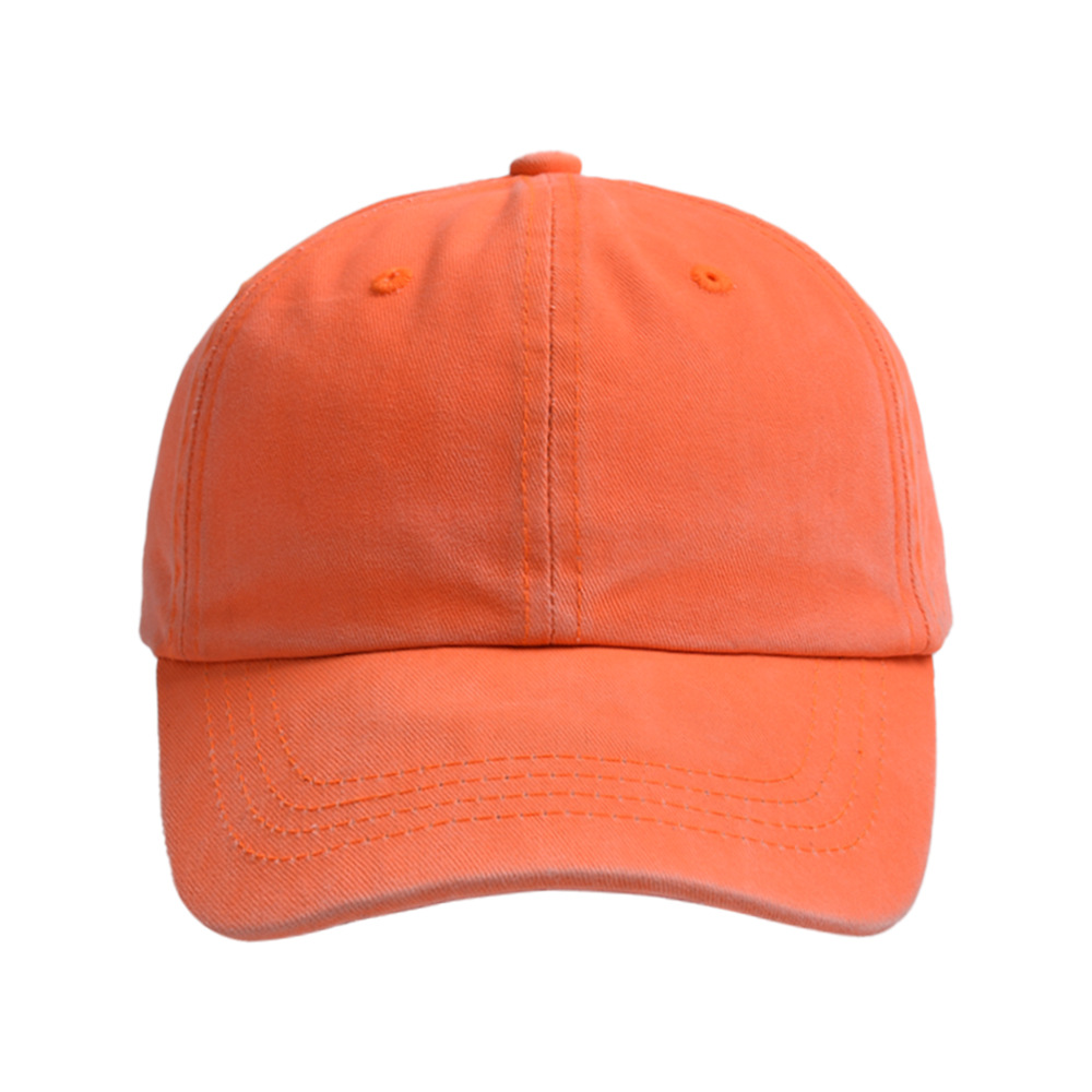 Unisex Basic Solid Color Curved Eaves Baseball Cap display picture 3