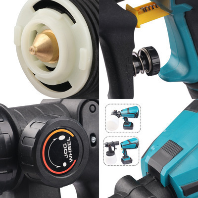 18V lithium battery spray gun rechargeable electric wall spray gun wireless paint latex paint spray machine portable spray paint