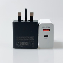 45W充电器适用三星苹果华为小米A+C双口PD多协议手机英规欧规美规