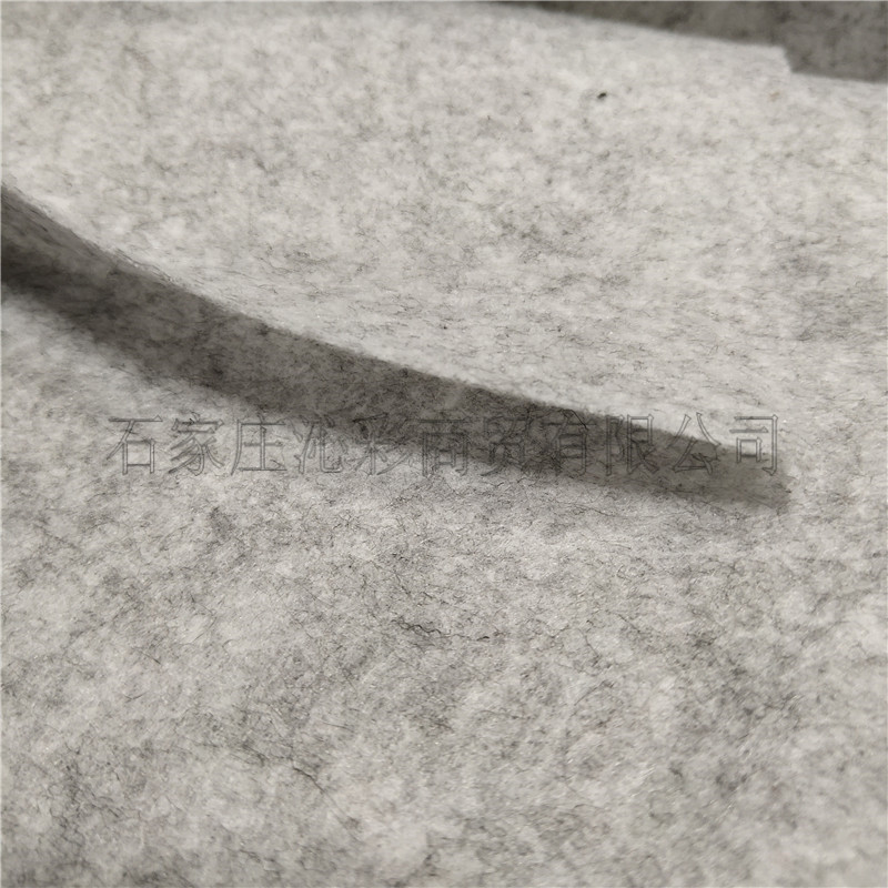 家具沙发包用硬质125g针刺无纺布 120g白色服装内衬用软身毛毡布