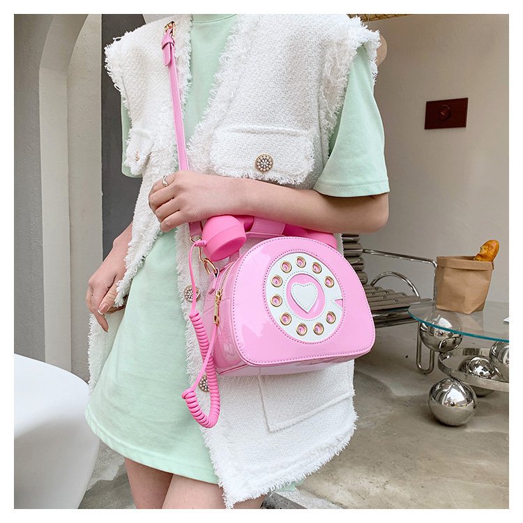 504g Weight Polyester Lining Material Zipper Closure Type Single Shoulder Strap Strap Type Circle Bag Bags Type Pu Leather Material Solid Color Pattern Vintage Style Style Round Shape Rose Red, White, Pink, Purple, Red, Yellow, Black Color Medium Size Medium Pu Leather Vintage Style Circle Bag 76