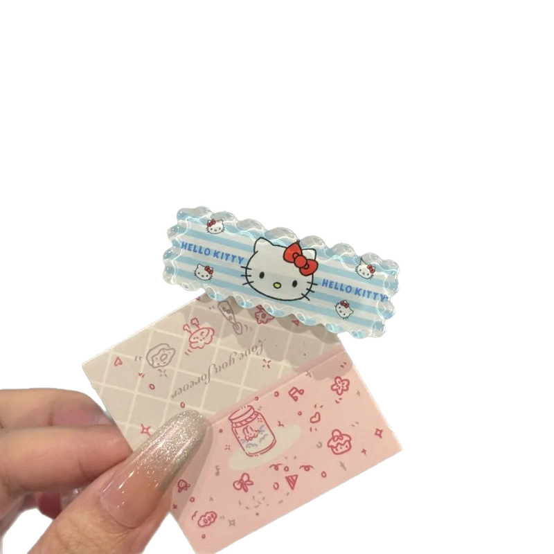 新款卡通齿轮小猫发夹侧边夹少女风小清新刘海碎发夹发卡甜美风|undefined