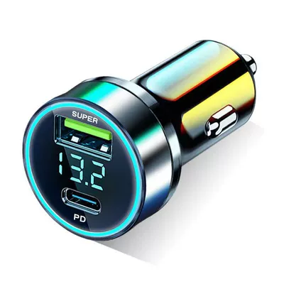 Mobil şarj cihazları alloy ring digital display mobile