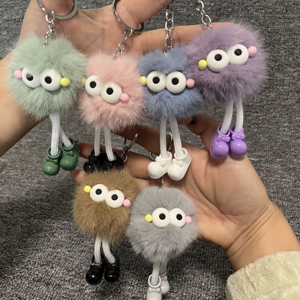 Good-Looking, Long-Legged, Big Glasses, Plush Pendant, Niche Couple, School Community Activities, Doll Machine Gift Keychain