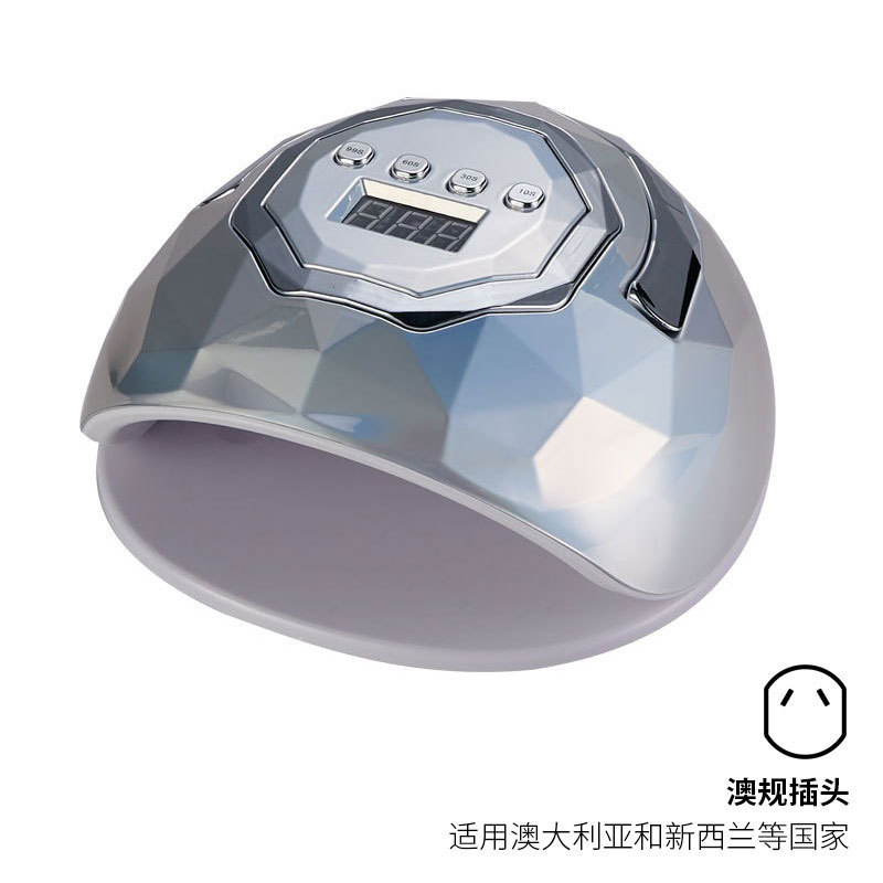 Nueva máquina de fototerapia de uñas colorida, lámpara de curado de uñas con sensor inteligente, lámpara de gel de esmalte de uñas de secado rápido y alta potencia para ventas transfronterizas.