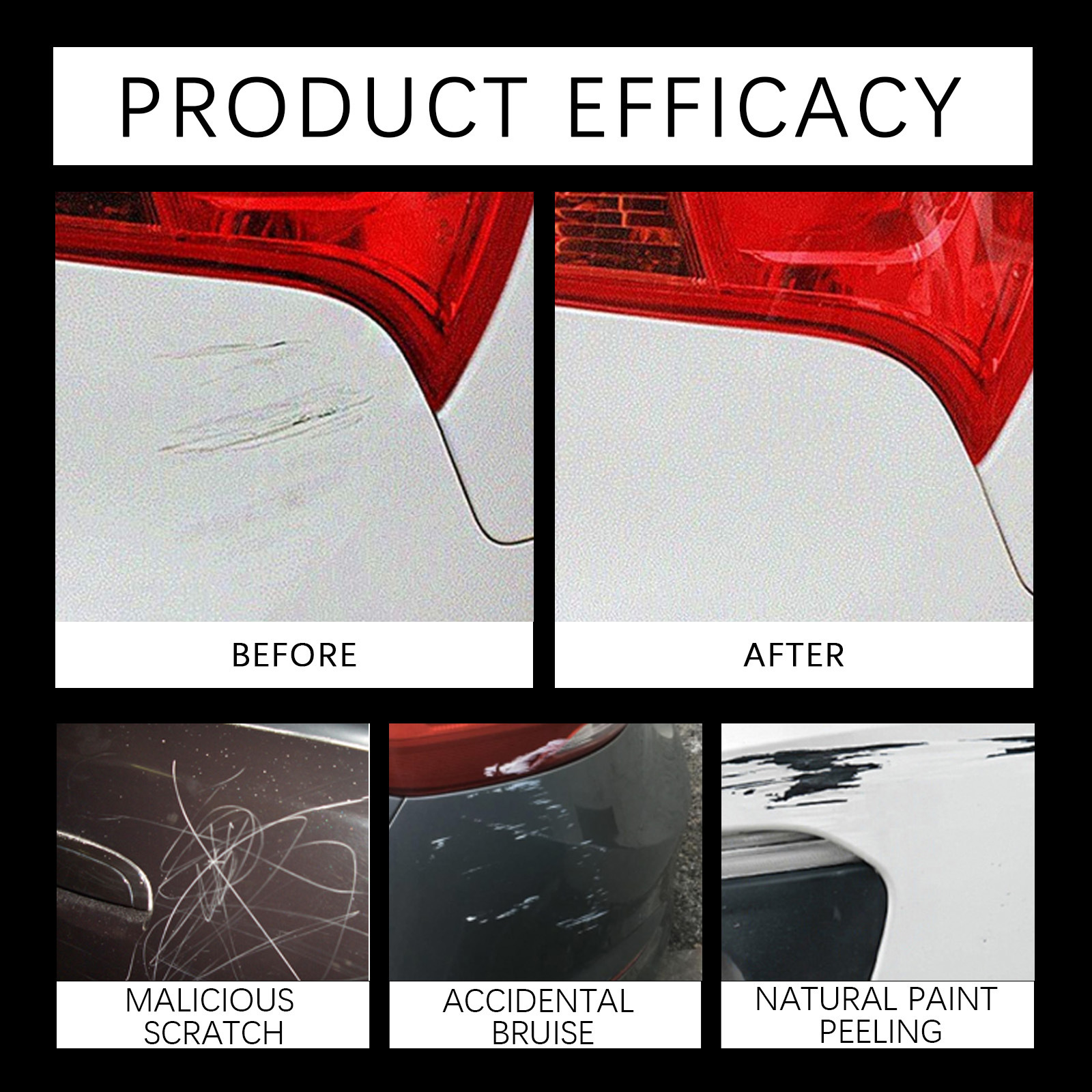 Rayhong Car Scratch Care Pen Car Paint Scratch Repair Renovation Polishing Color Touch up