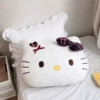Plaid kt cat pillow