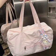 ポータブル大容量旅行バッグ手提げスポーツバッグフィットネスバッグ短距離旅行バッグナイロンママバッグ荷物バッグ