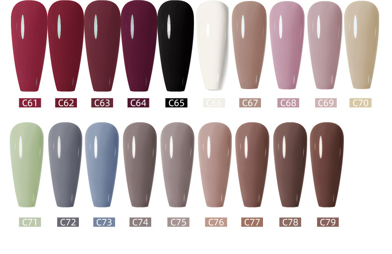 Simple Style Gradient Color Plastic Nail Polish 1 Piece display picture 5