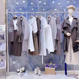 艾25娃春秋装风衣连衣裙欧韩日系风品牌折扣直播实体走份批发货源