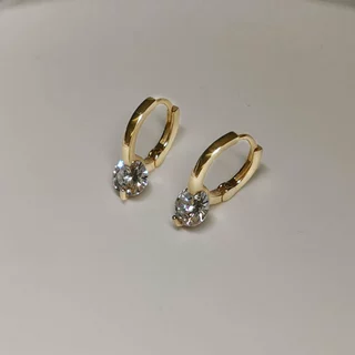 S925纯银精致耳钉女2021年新款潮时尚个性简约冷淡风小巧百搭耳饰