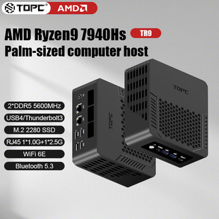 TOPC AMD R97940HS mini computer USB4 dual network port DDR5 mini host computer minipc