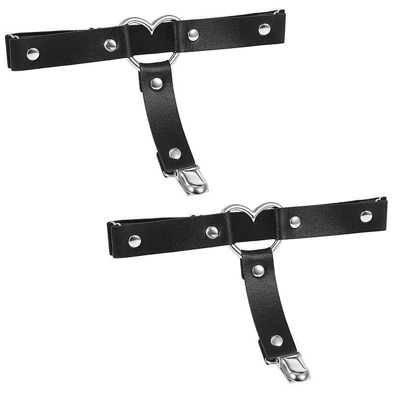 2025 New Cross-Border Two-Legged Garter Belt, Adjustable Heart-Shaped Belt, Suitable for Women's Thighs 2025 New Cross-Border Two-Legged Garter Belt, Adjustable Heart-Shaped Belt, Suitable for Women's Thighs