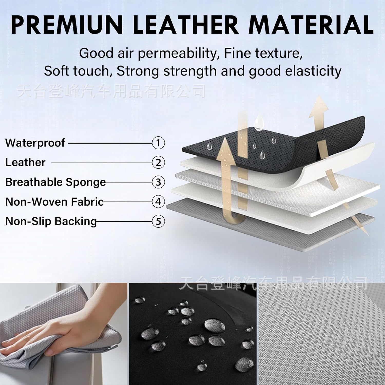 Car Leather Seat Covers Are Suitable for Most Sedans, Suvs, Pickup Trucks, Tacoma, Toyota Hilux, Ford 150