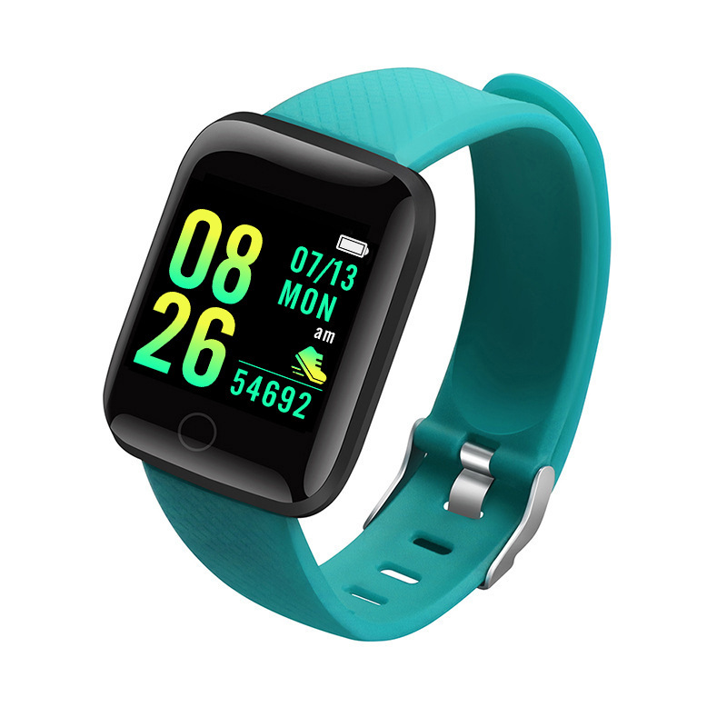 電子スマートウォッチ、スポーツブレスレット、カラースクリーン、携帯電話への接続、メッセージプロンプト、歩数計、Bluetoothリマインダー、心拍数、血圧|undefined
