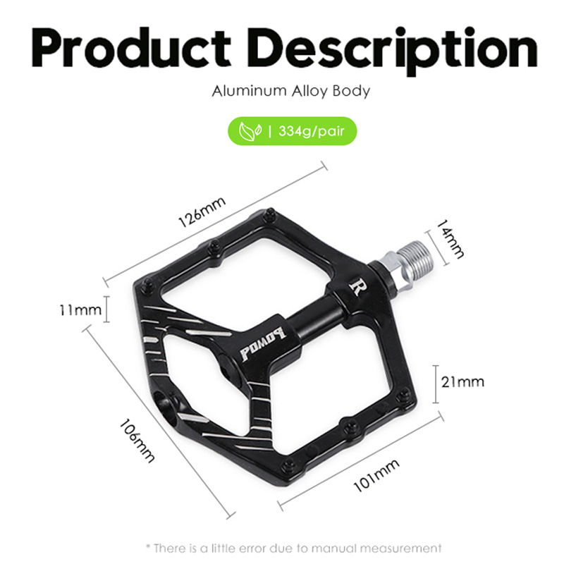 黑白双色可选双DU版脚踏 公路车脚踏配件 山地自行车铝合金脚踏板