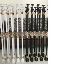 铝镁水晶球楼梯扶手立柱护栏阳台围栏配件防锈耐用