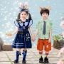 儿童夏季学生幼儿园表演服