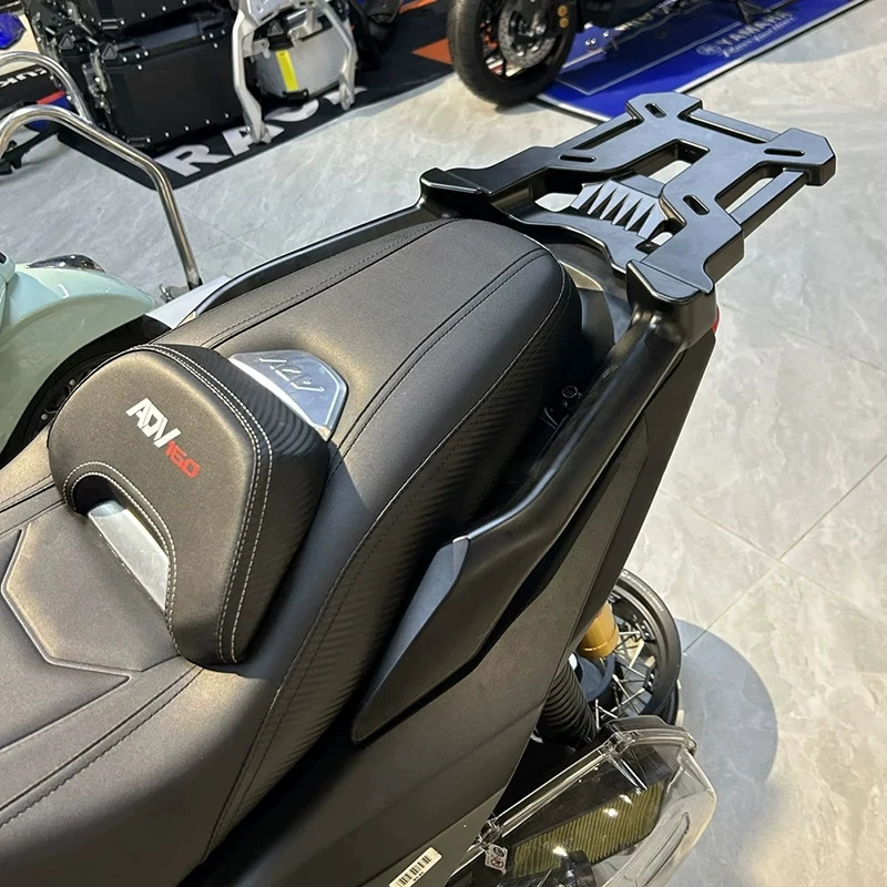 Suitable for 22-26 Models of Honda Adv160 Motorcycles, Modified Aluminum Alloy Heavy-Duty Rear Rack, Tail Box Luggage Bracket