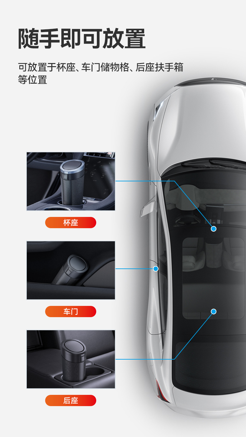 舜威车载垃圾桶便携式垃圾筒汽车内用杯桶形垃圾收纳桶垃圾箱详情12