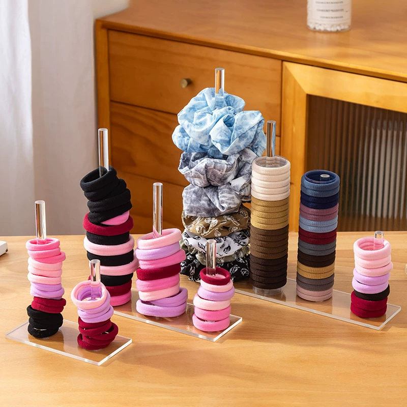 Подставка для шнуровки для волос подставка для ювелирных изделий рама для волос рама для волос Прозрачная рама для хранения волос Акрил подставка для волос