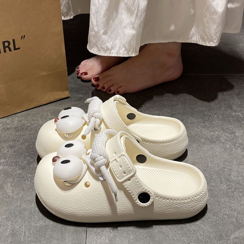 Trendy Birkenstock-Style Quirky and Fun Big-Eye Clogs for Women, Lightweight and Versatile for Summer Wear, Comfortable Closed-Toe Slippers Trendy Birkenstock-Style Quirky and Fun Big-Eye Clogs for Women, Lightweight and Versatile for Summer Wear, Comfortable Closed-Toe Slippers