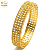 Metal gold bracelet for bride, accessory, India, light luxury style, wholesale