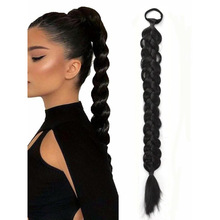N 49465 Long Braided Ponytail Wig �����黨��β�ٷ��羳��