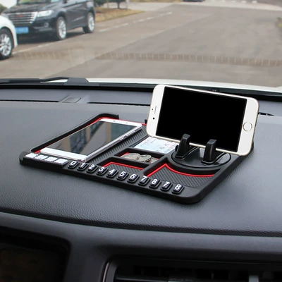 Car Anti-Slip Mat for Mobile Phones, Car Storage Mat, Car Phone Holder, 2025 High-End Mat, Car Navigation Accessories