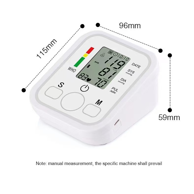 Esfigmomanómetro de voz automático de comercio exterior Esfigmomanómetro electrónico de muñeca de grado médico Inglés transfronterizo