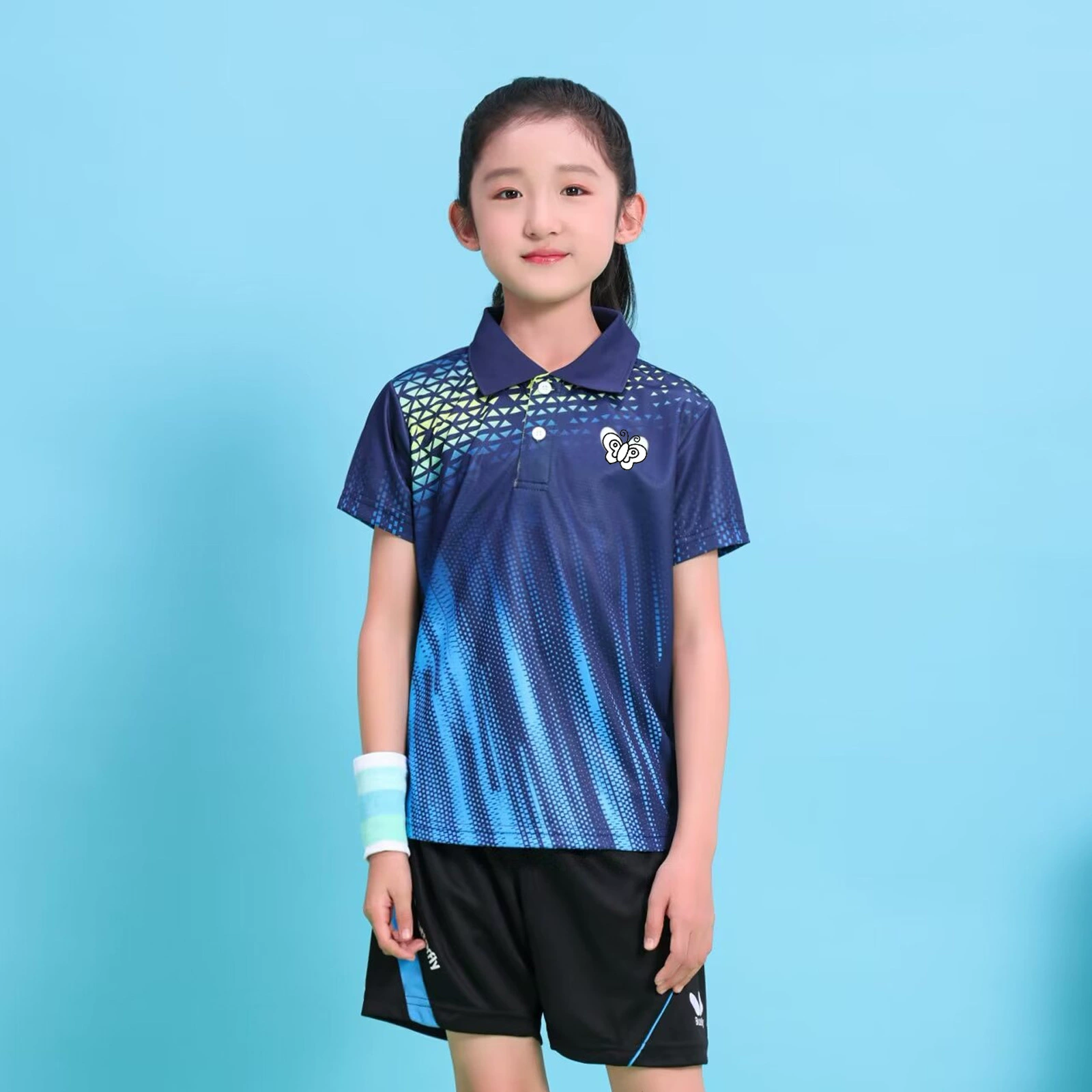 Children's uniform for table tennis, sports suit for training