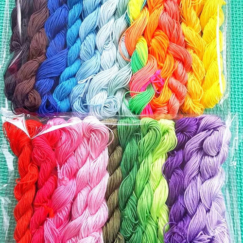 DIY Handmade Jewelry Accessories Bracelet Weaving Material A Jade Line 1mm Rope Tassel Chinese Knot Line Wholesale