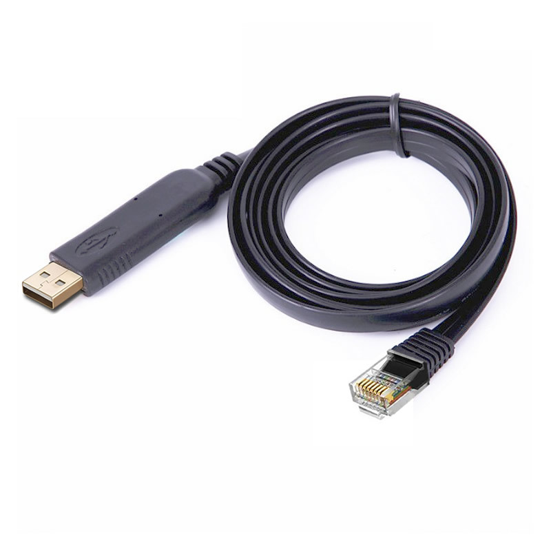 usb转console交换机调试线USB转RJ45串口线适用华为思科H3C路由器