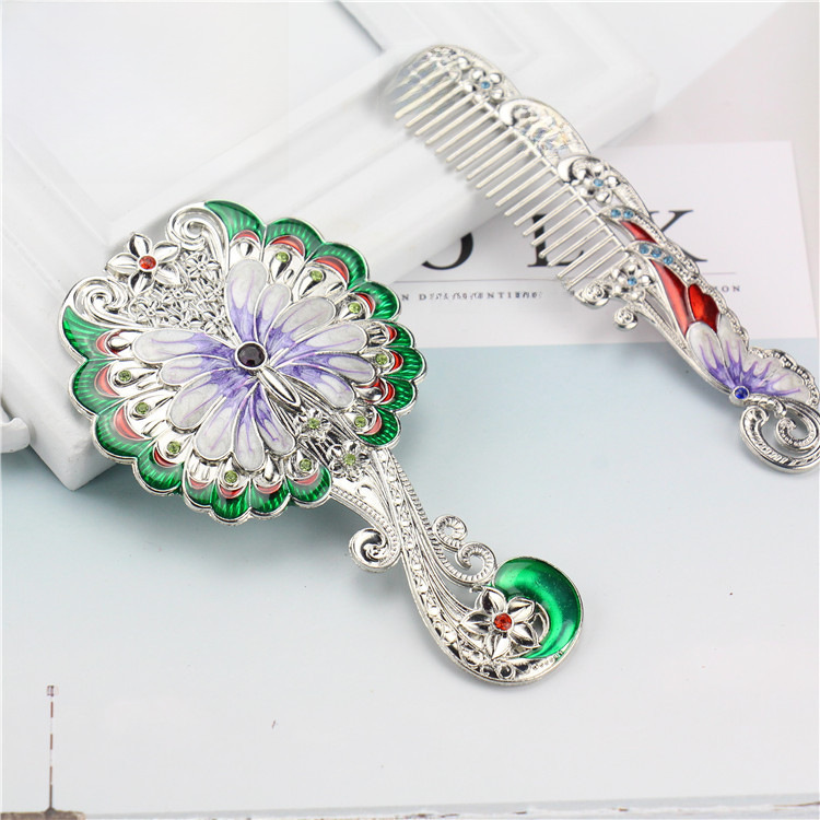 Retro handle with butterfly