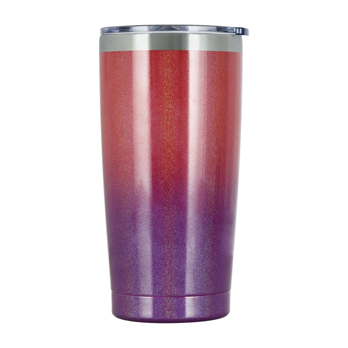 10oz/20oz/30oz taza de coche con aislamiento de acero inoxidable de gran capacidad Arco Iris pintura de plástico en aerosol taza de helado se puede personalizar logotipo