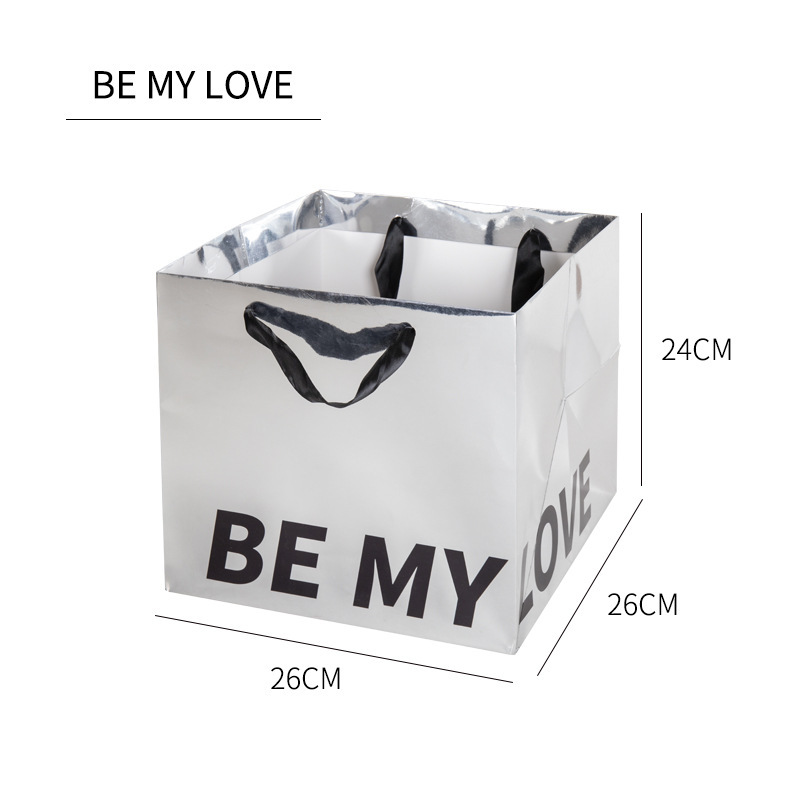 BE MY LOVE 실버; 핸드백