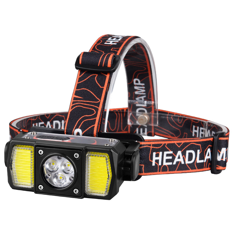 Transfronteriza luz fuerte inducción inteligente larga duración 90 ° ajustable fijación al aire libre reparación del faro